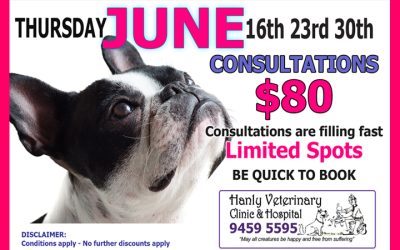 Thursday June 16th 23rd 30th Consultation Offer